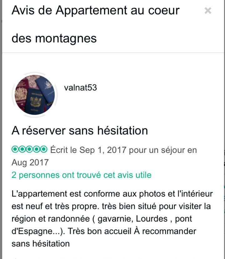 Appartement Tt Confort Au Coeur Des Montagnes Avec Vue Sur Les Montagnes Wifi Лю-Сен-Совер Екстер'єр фото